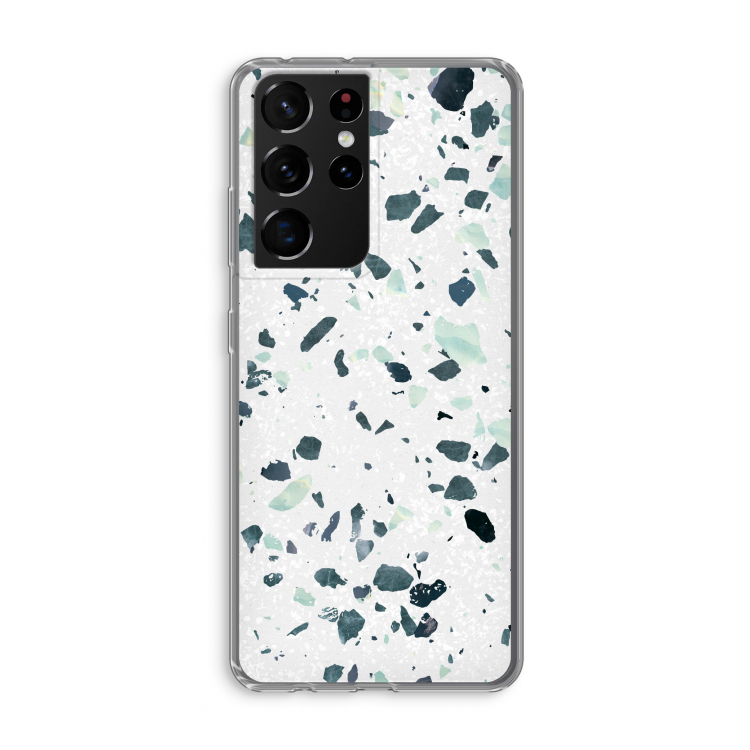 Terrazzo N°2: Samsung Galaxy S21 Ultra Transparant Hoesje
