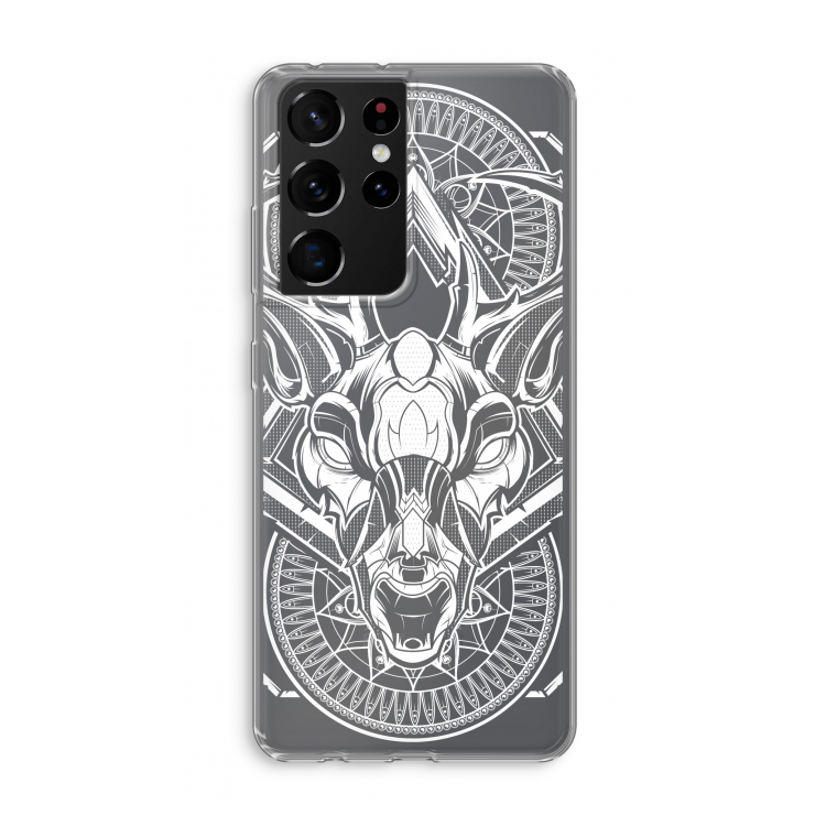 Oh Deer: Samsung Galaxy S21 Ultra Transparant Hoesje