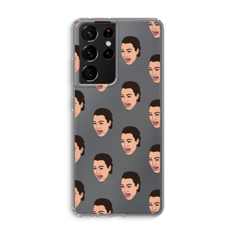 Ugly Cry Call: Samsung Galaxy S21 Ultra Transparant Hoesje