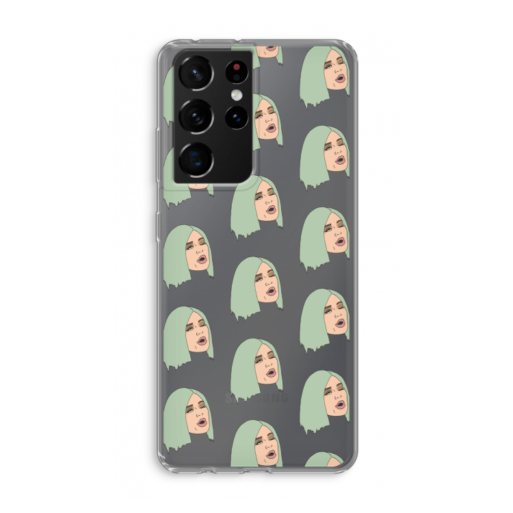King Kylie: Samsung Galaxy S21 Ultra Transparant Hoesje