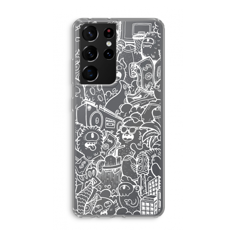 Vexx City #2: Samsung Galaxy S21 Ultra Transparant Hoesje