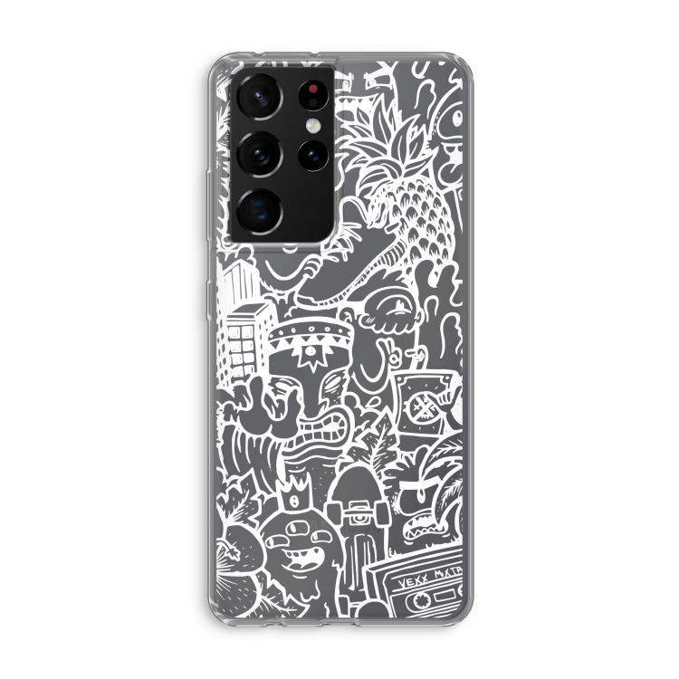 Vexx Mixtape #2: Samsung Galaxy S21 Ultra Transparant Hoesje