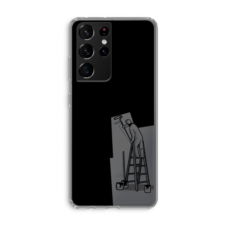 Musketon Painter: Samsung Galaxy S21 Ultra Transparant Hoesje