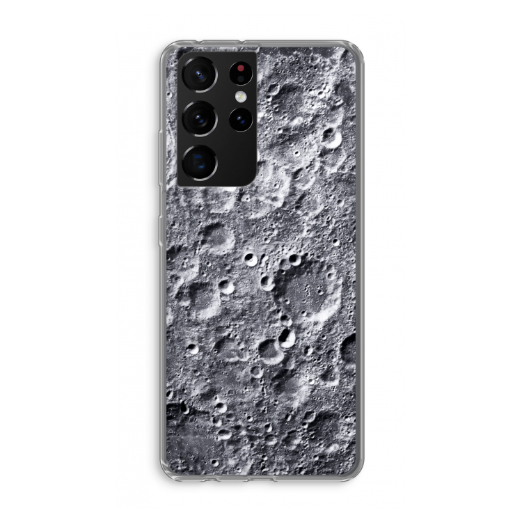 Maanlandschap: Samsung Galaxy S21 Ultra Transparant Hoesje