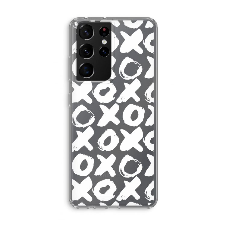 XOXO: Samsung Galaxy S21 Ultra Transparant Hoesje