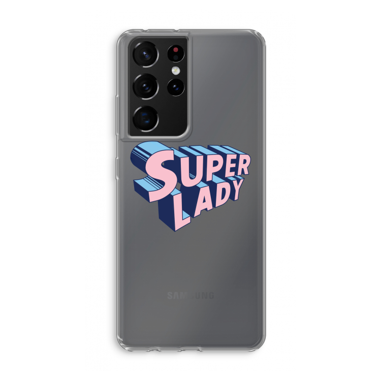 Superlady: Samsung Galaxy S21 Ultra Transparant Hoesje