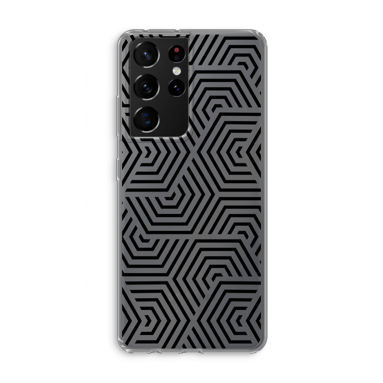 Magic pattern: Samsung Galaxy S21 Ultra Transparant Hoesje