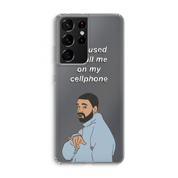 Hotline bling: Samsung Galaxy S21 Ultra Transparant Hoesje