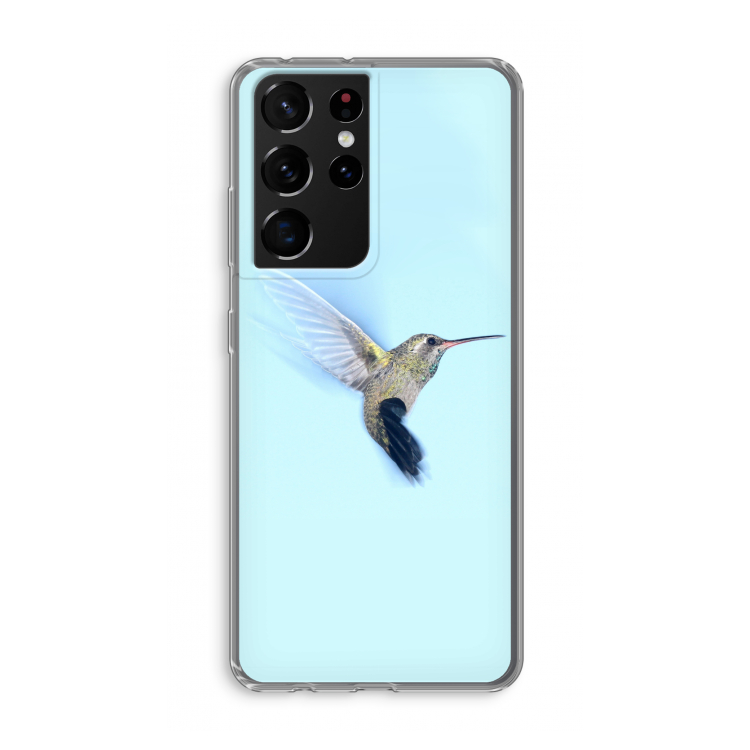 Kolibri: Samsung Galaxy S21 Ultra Transparant Hoesje