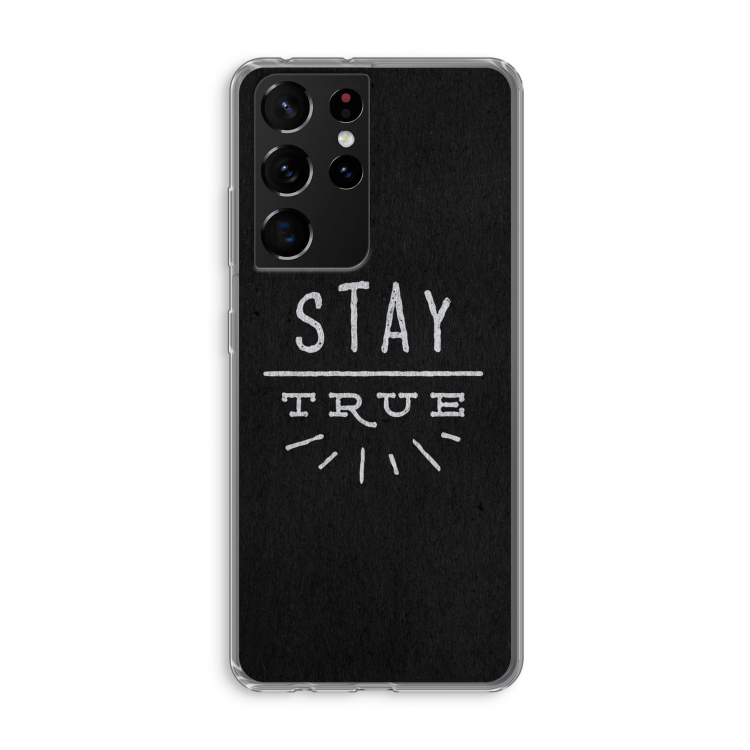 Stay true: Samsung Galaxy S21 Ultra Transparant Hoesje