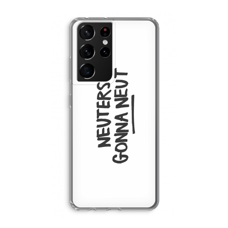 Neuters: Samsung Galaxy S21 Ultra Transparant Hoesje