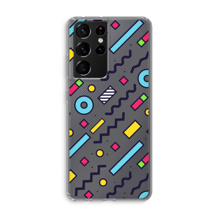 8-bit N°8: Samsung Galaxy S21 Ultra Transparant Hoesje