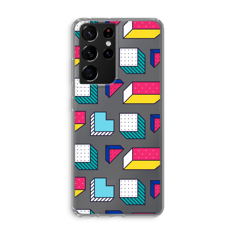 8-bit N°7: Samsung Galaxy S21 Ultra Transparant Hoesje