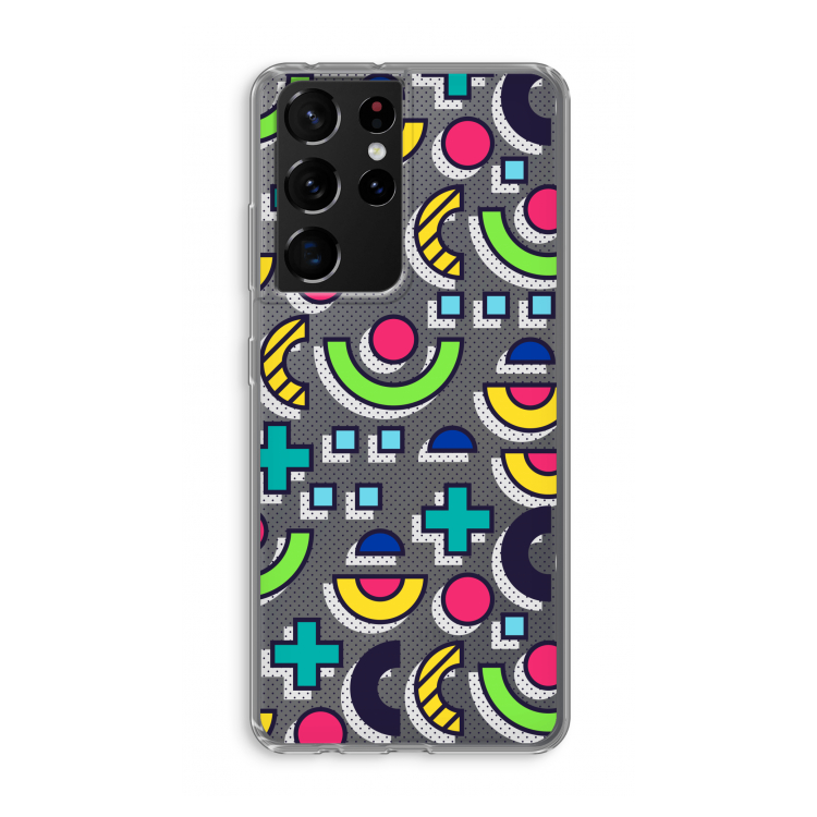 8-bit N°6: Samsung Galaxy S21 Ultra Transparant Hoesje