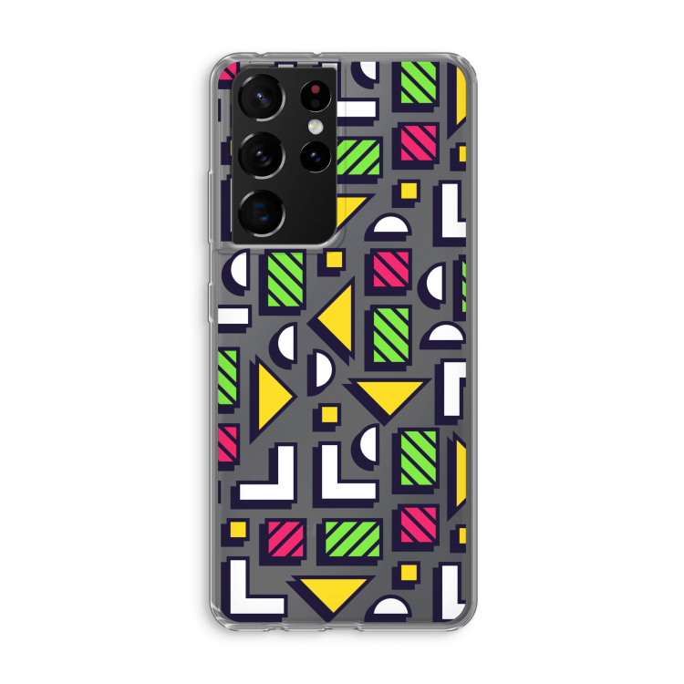 8-bit N°4: Samsung Galaxy S21 Ultra Transparant Hoesje
