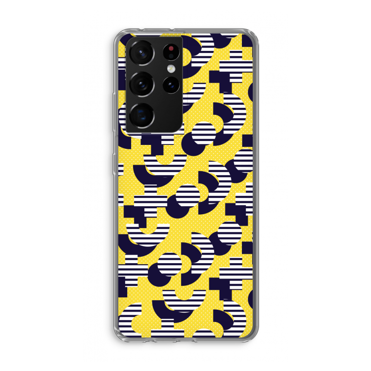 8-bit N°3: Samsung Galaxy S21 Ultra Transparant Hoesje