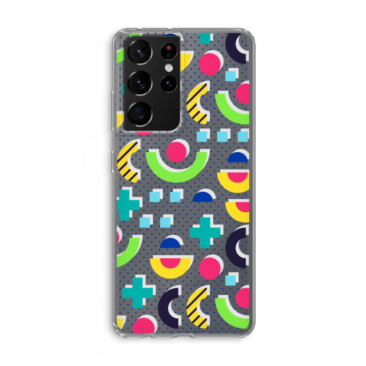 8-bit N°1: Samsung Galaxy S21 Ultra Transparant Hoesje