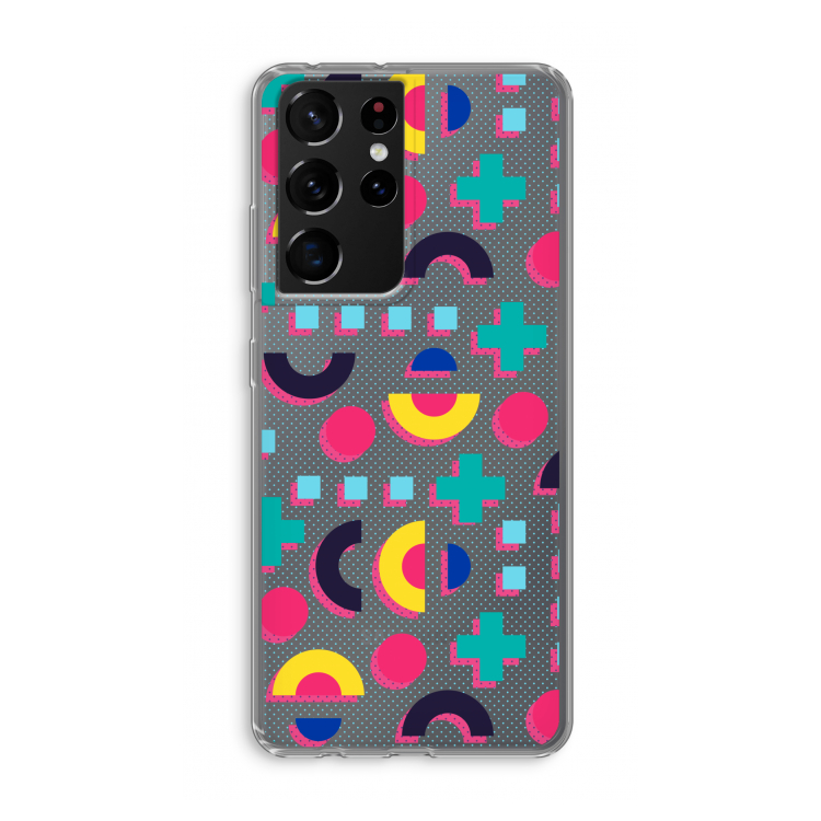 8-bit N°2: Samsung Galaxy S21 Ultra Transparant Hoesje