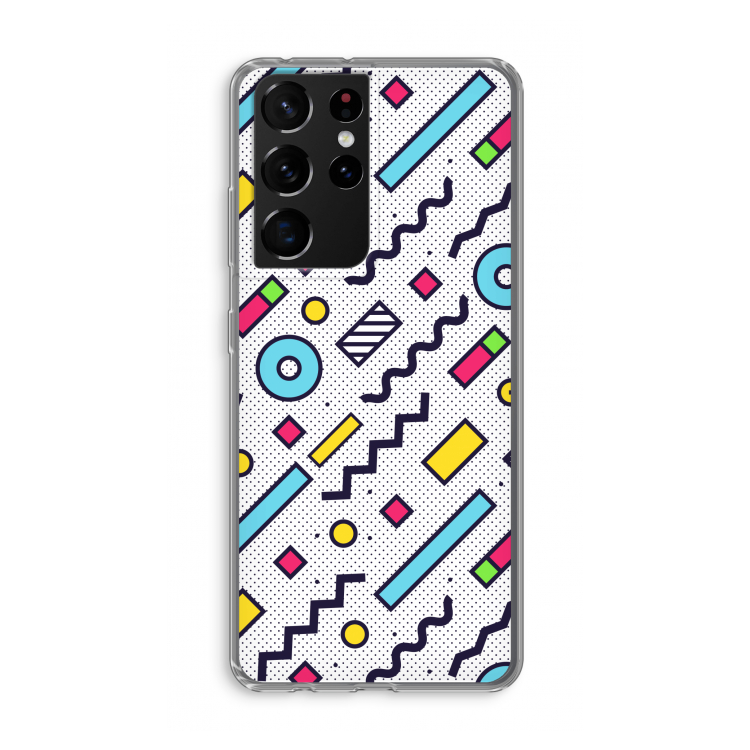 8-bit N°8: Samsung Galaxy S21 Ultra Transparant Hoesje