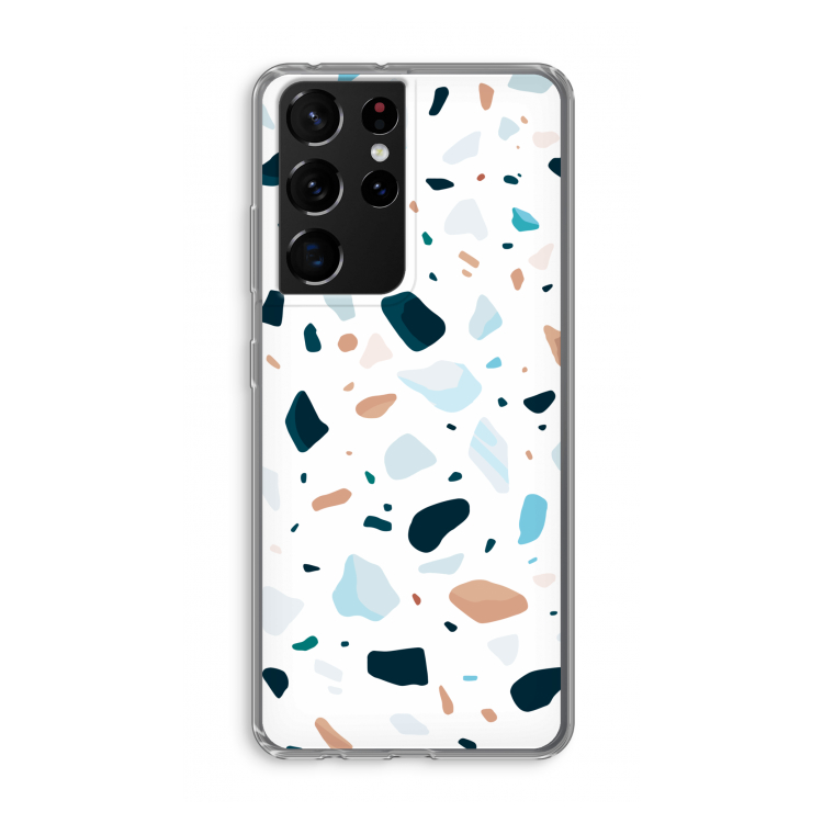 Terrazzo N°13: Samsung Galaxy S21 Ultra Transparant Hoesje