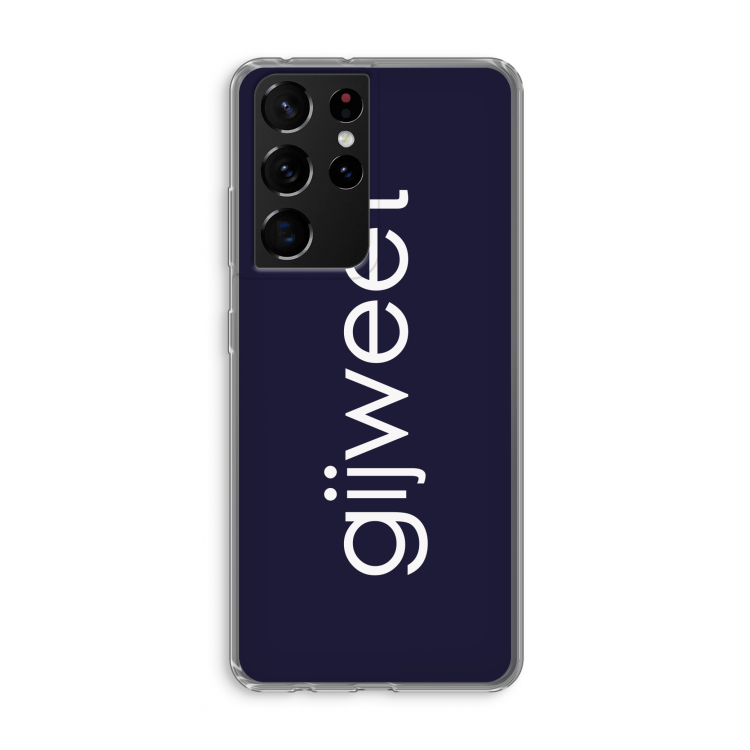 Gijweet: Samsung Galaxy S21 Ultra Transparant Hoesje