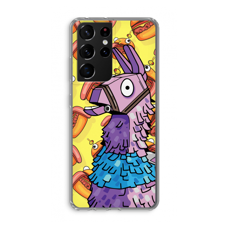 Loot Burger: Samsung Galaxy S21 Ultra Transparant Hoesje