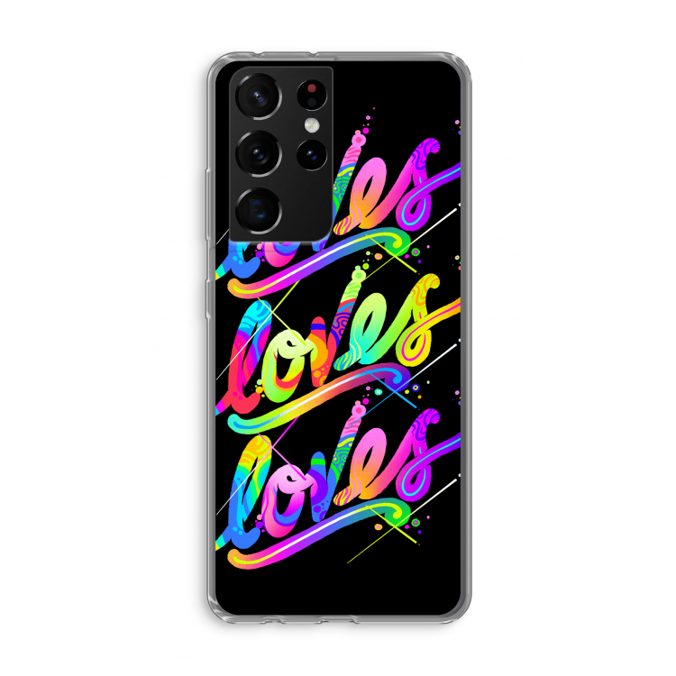 Loves: Samsung Galaxy S21 Ultra Transparant Hoesje
