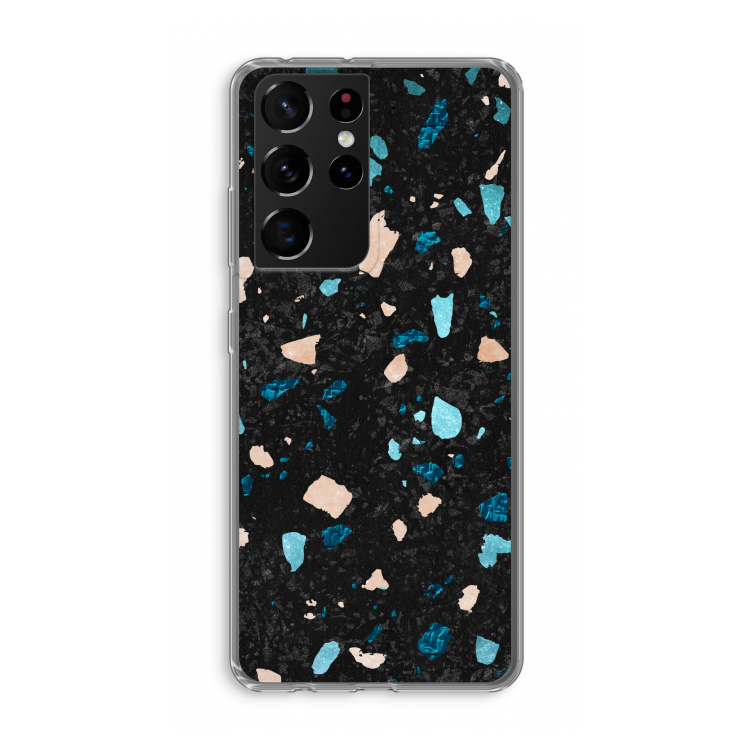 Terrazzo N°11: Samsung Galaxy S21 Ultra Transparant Hoesje
