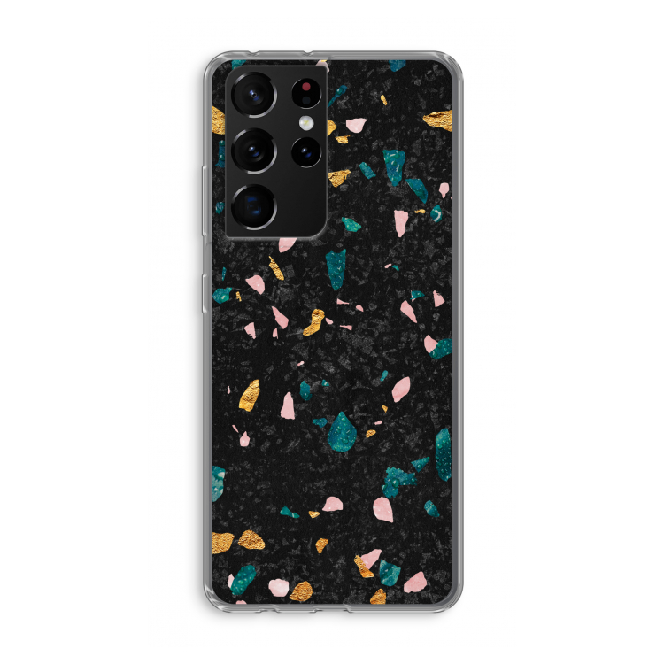 Terrazzo N°10: Samsung Galaxy S21 Ultra Transparant Hoesje