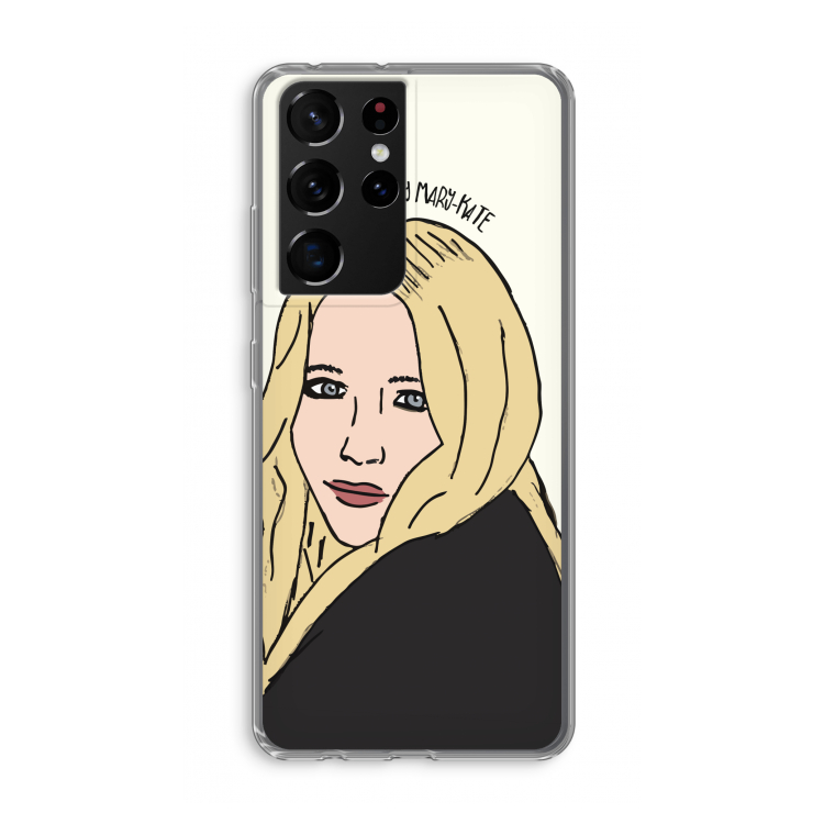 Mary Kate: Samsung Galaxy S21 Ultra Transparant Hoesje