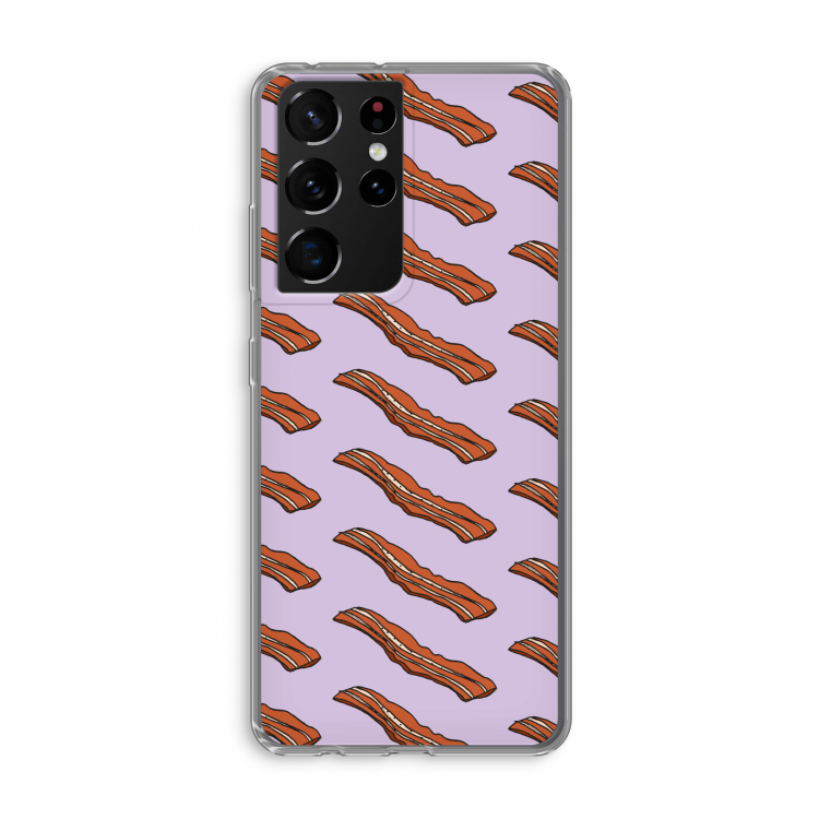 Bacon to my eggs #2: Samsung Galaxy S21 Ultra Transparant Hoesje