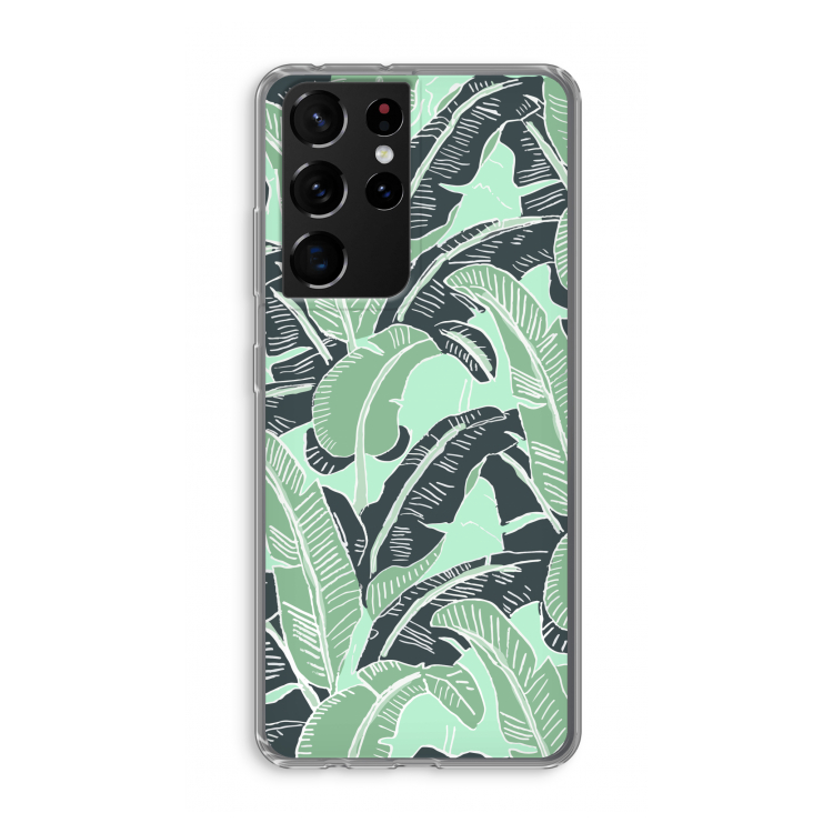 This Sh*t Is Bananas: Samsung Galaxy S21 Ultra Transparant Hoesje