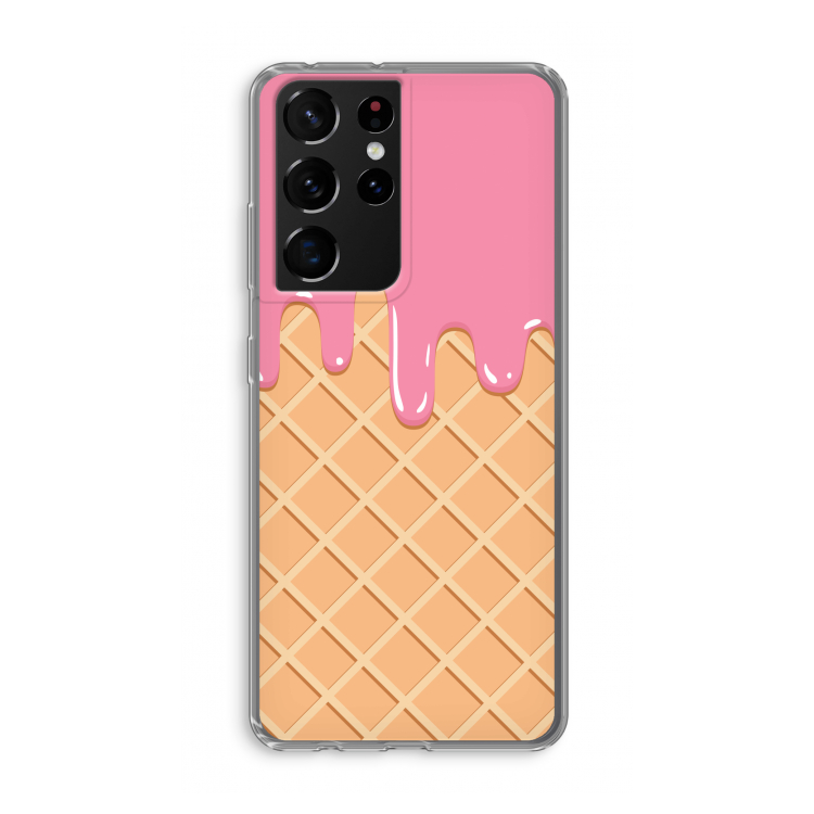 Ice cream: Samsung Galaxy S21 Ultra Transparant Hoesje