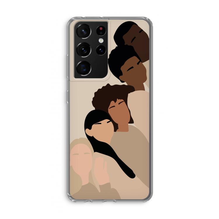 Sweet creatures: Samsung Galaxy S21 Ultra Transparant Hoesje