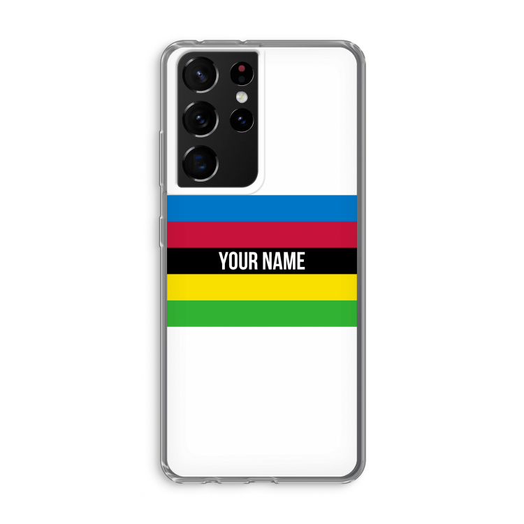 WK Wielrennen: Samsung Galaxy S21 Ultra Transparant Hoesje