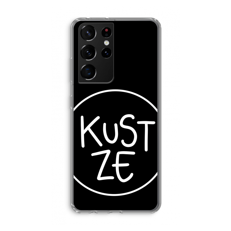 KUST ZE: Samsung Galaxy S21 Ultra Transparant Hoesje