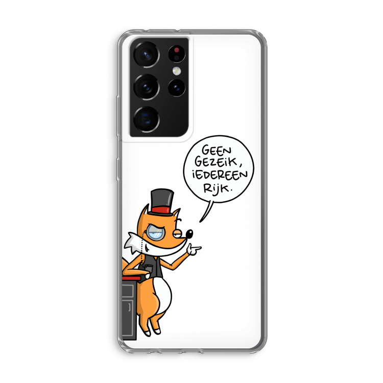 Geen Gezeik: Samsung Galaxy S21 Ultra Transparant Hoesje