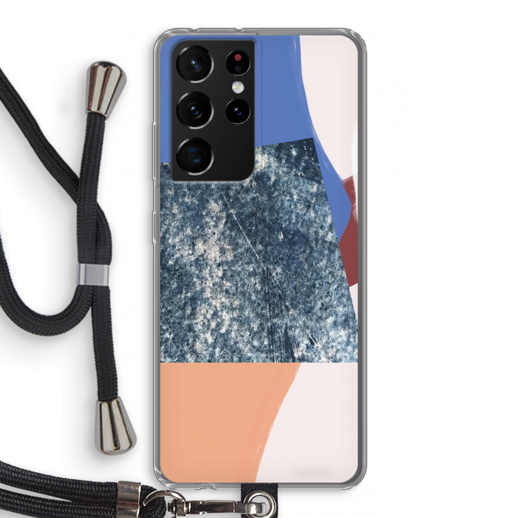 Billy: Samsung Galaxy S21 Ultra Transparant Hoesje met koord