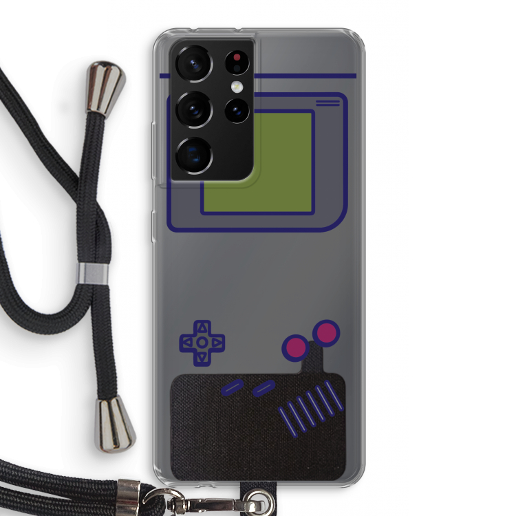 Game On: Samsung Galaxy S21 Ultra Transparant Hoesje met koord