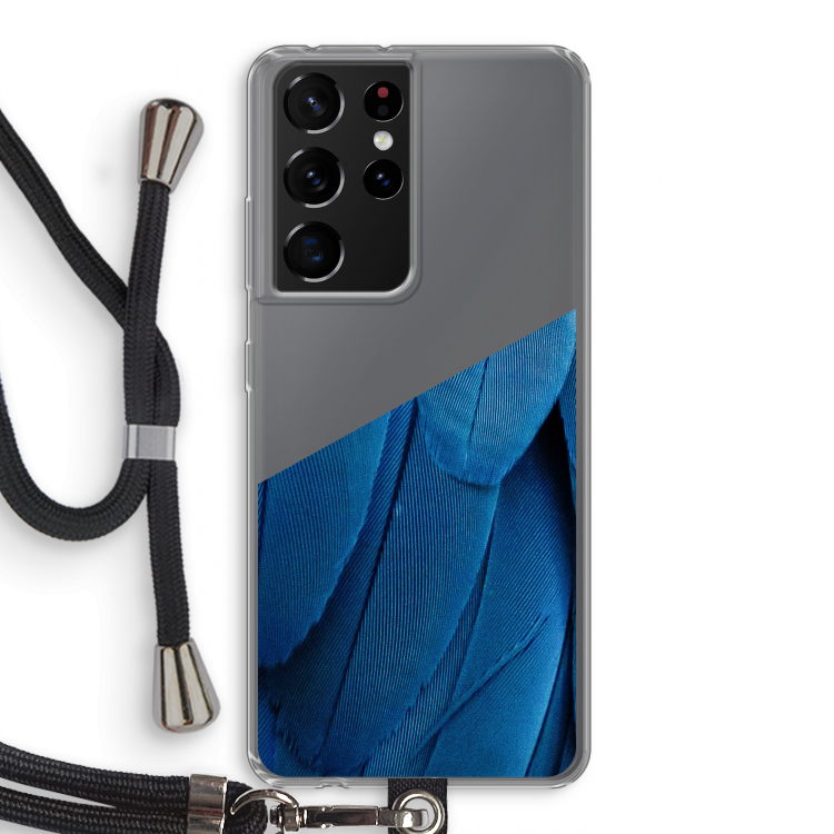 Pauw: Samsung Galaxy S21 Ultra Transparant Hoesje met koord