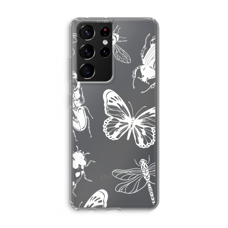 Tiny Bugs: Samsung Galaxy S21 Ultra Transparant Hoesje
