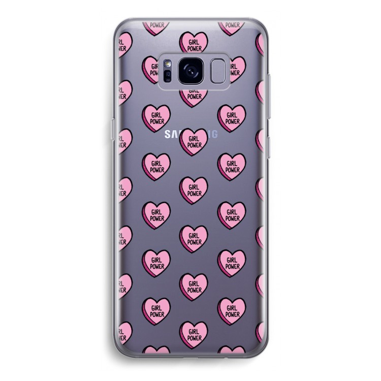GIRL POWER: Samsung Galaxy S8 Transparant Hoesje