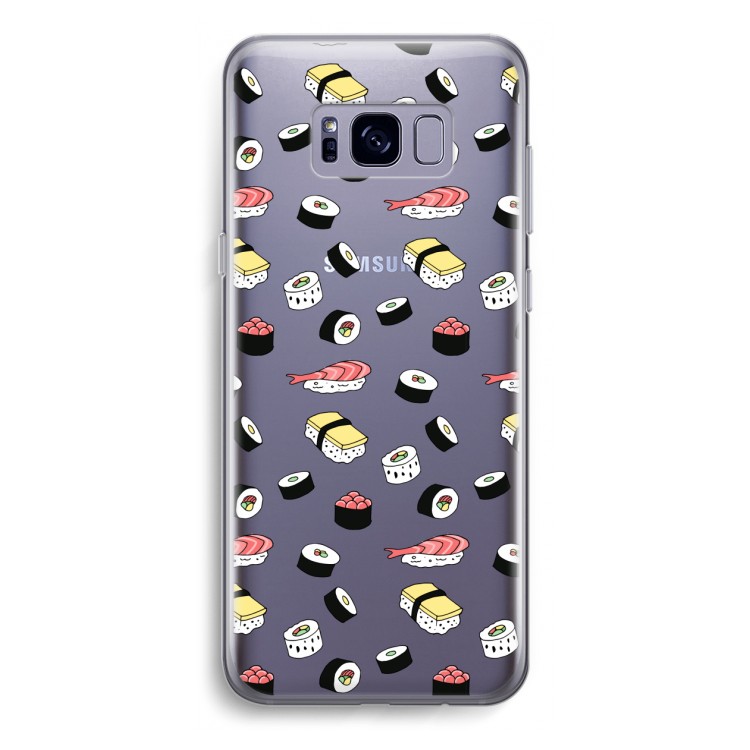 Sushi time: Samsung Galaxy S8 Transparant Hoesje