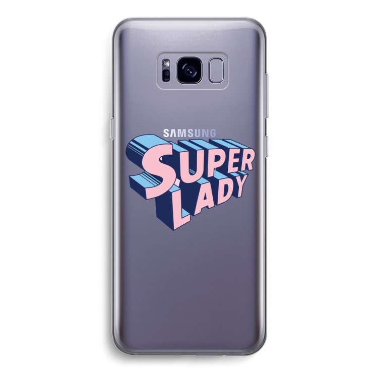 Superlady: Samsung Galaxy S8 Transparant Hoesje