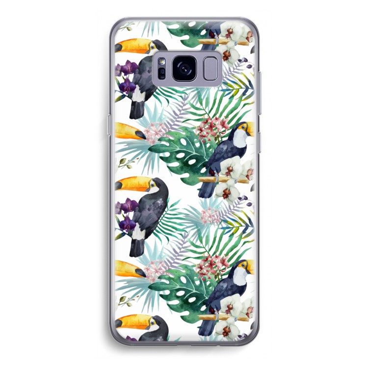 Tukans: Samsung Galaxy S8 Transparant Hoesje