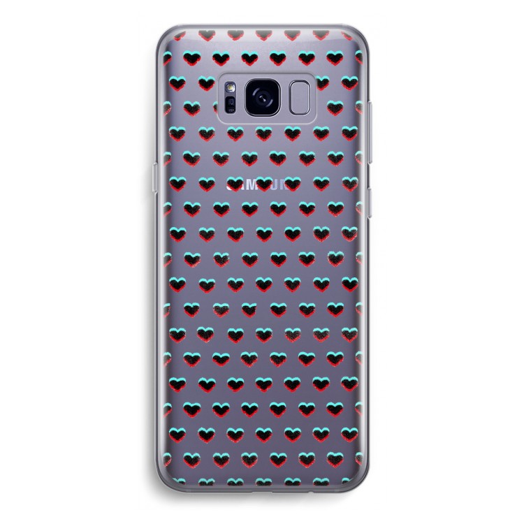 Hartjes: Samsung Galaxy S8 Transparant Hoesje