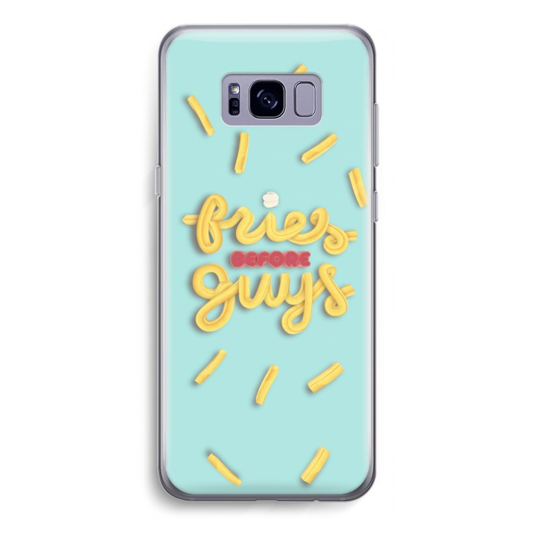 Always fries: Samsung Galaxy S8 Transparant Hoesje