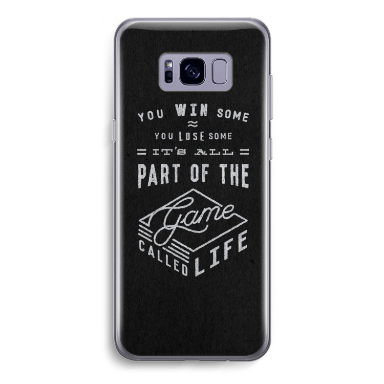 Life: Samsung Galaxy S8 Transparant Hoesje