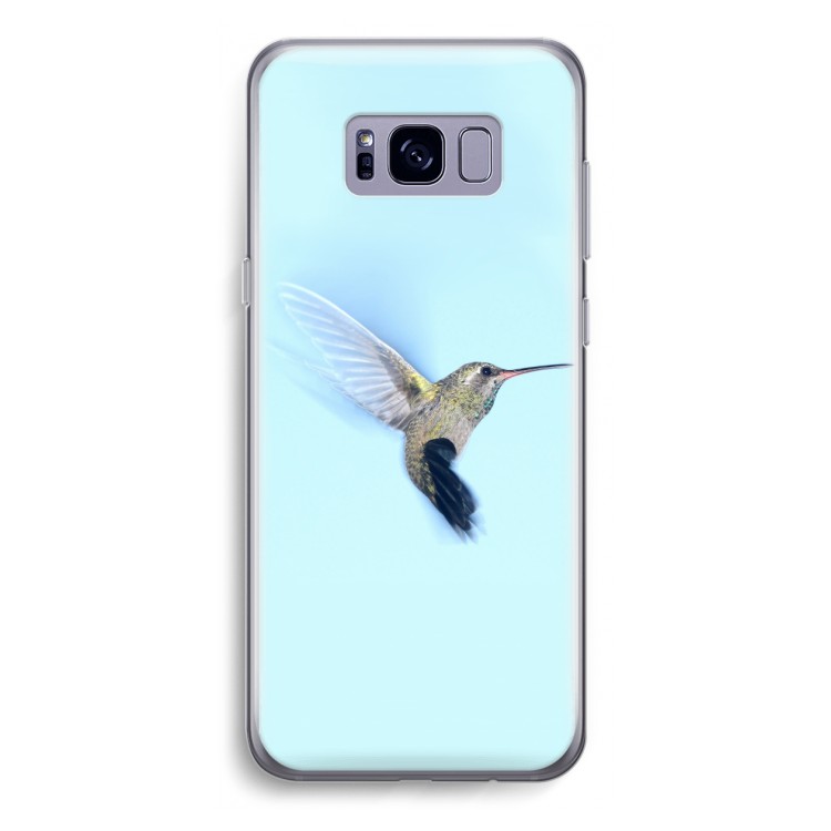 Kolibri: Samsung Galaxy S8 Transparant Hoesje