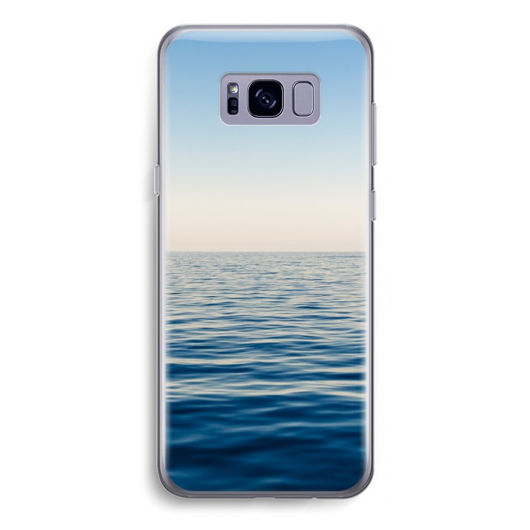 Water horizon: Samsung Galaxy S8 Transparant Hoesje